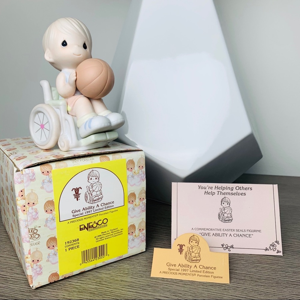 Vintage Precious Moments Give Ability A Chance